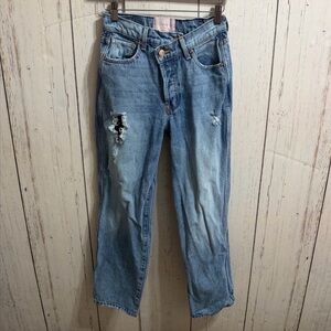 Revive Asymmetrical Waist Jeans